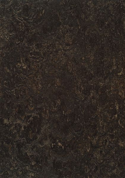 Dark Bistre Linoleum Sheet Marmoleum Marbled