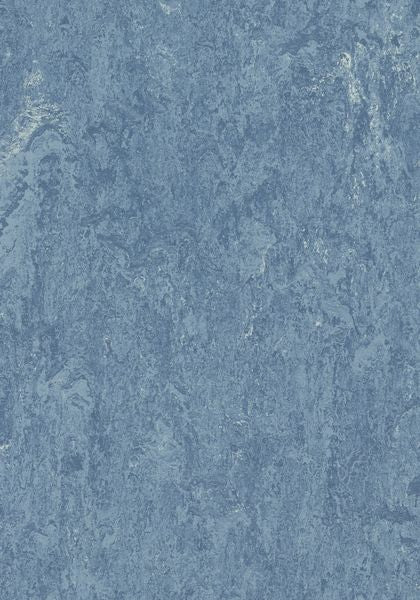Fresco Blue Linoleum Sheet Marmoleum Marbled