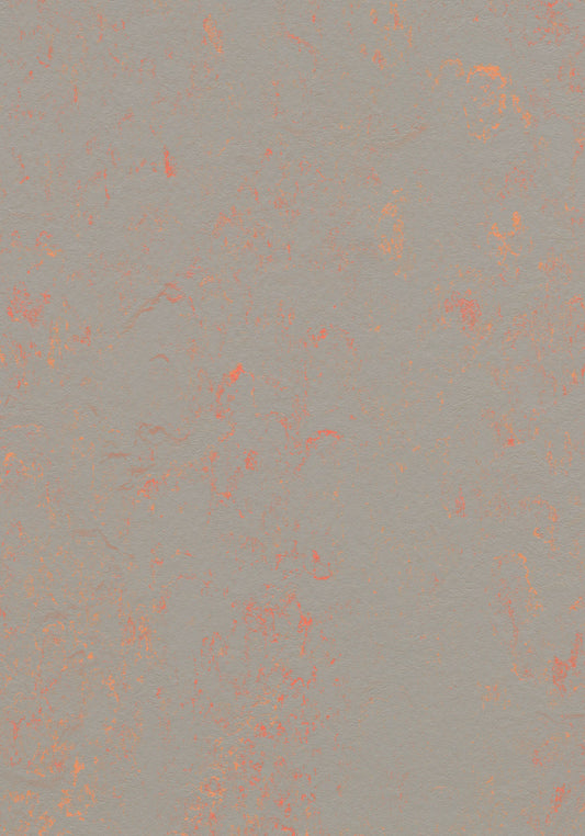 Orange Shimmer Linoleum Sheet Marmoleum Solid